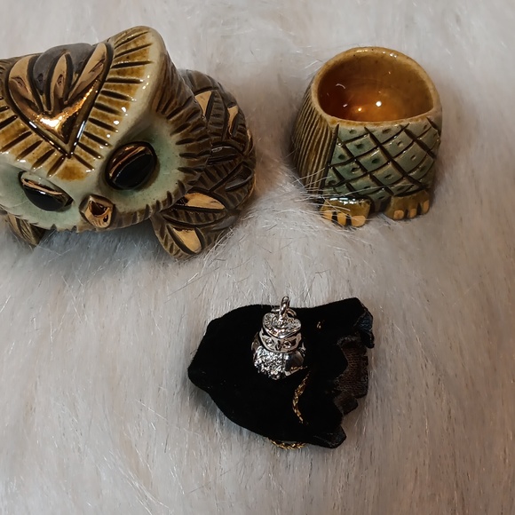 Rinconada De Rosa Artesania Handcrafted Owl Figurine 🦉 - Picture 7 of 11